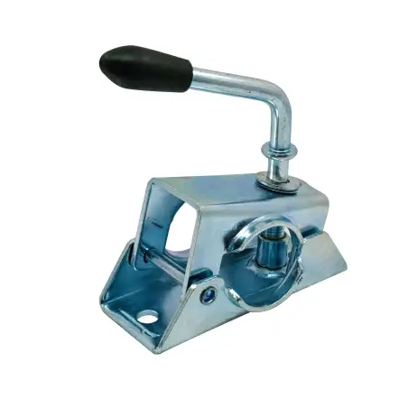 Klemmschelle fÜr stÜtzrÄder mit knebel