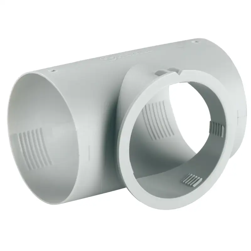 Uscita aria in t lt senza bocca Ø 65/72mm