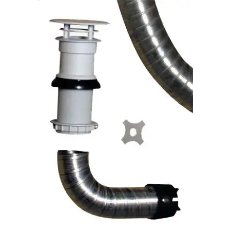 Kit de chaminé de telhado S2200 akd sem tubos