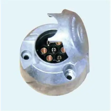 Prise socle voiture 12v. 7 broches (mÉtallique)
