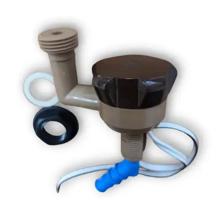 Mando ducha sobre mesa novo marron Ø22mm