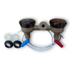 Manopola miscelatore doccia da tavolo Novo marrone Ø 20mm r.1/2''