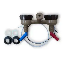 Mando mezclador ducha sobre mesa novo marron Ø 20mm r.1/2''