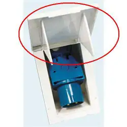 Rectangular input cover