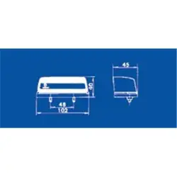 Rinder numberplate light