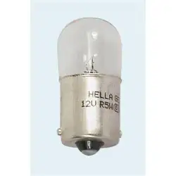 12v.-5w bayonet spherical shaped light bulb