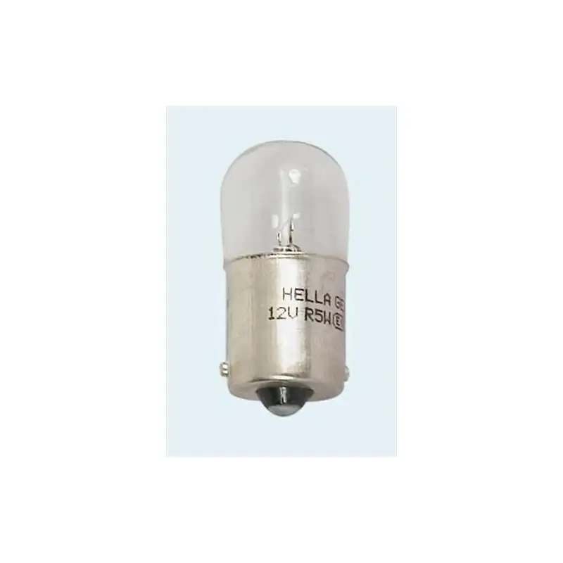 Lampadina sferica 12v-5w a baionetta