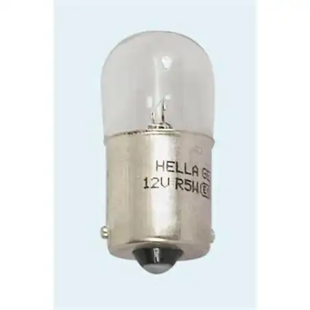 Bombilla esferica 12v-5w bayoneta