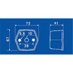 Rinder white position light