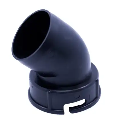 Bayonet elbow quick connection