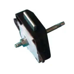 Toilet locking box with block up brown