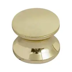 Golden threaded button