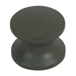 Gray threaded button
