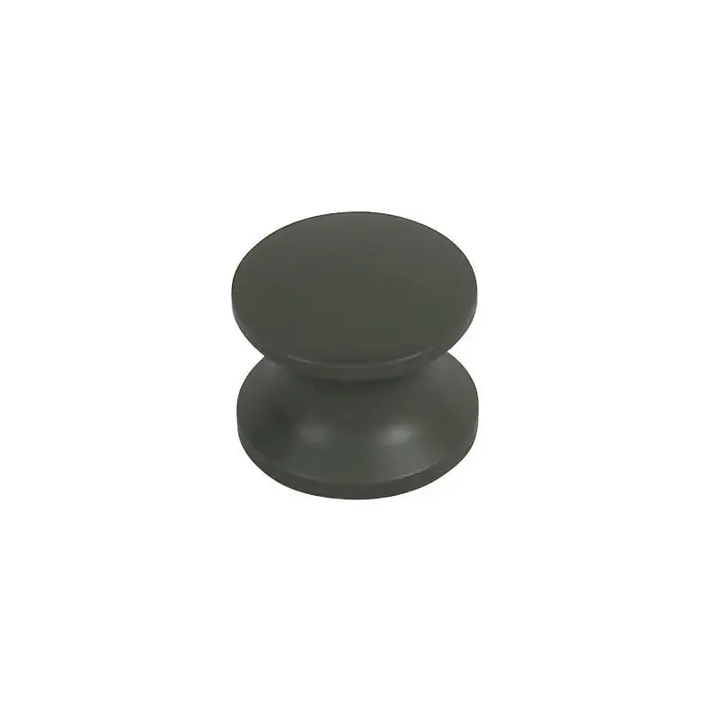 Gray threaded button