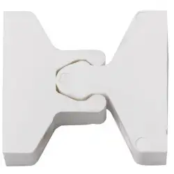 Retentor de porta de garfo branco