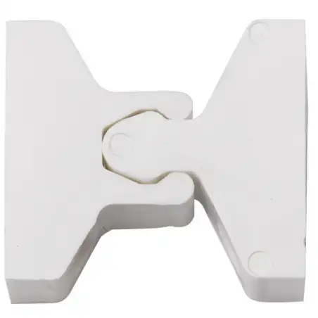 ArrÊt de porte en plastique blanc