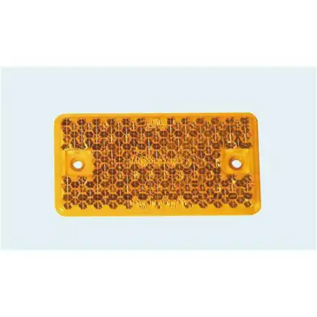 Catadioptre rectangulaire, orange