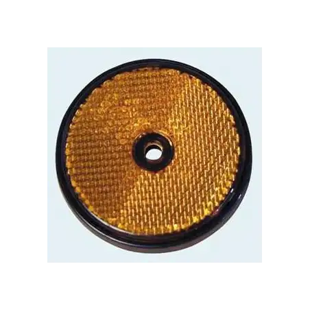 Catadioptre rond, orange