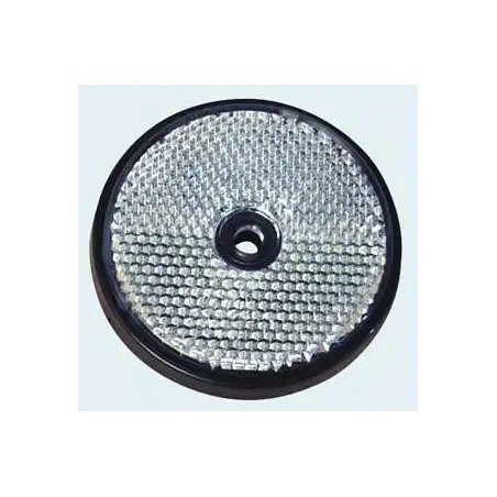 White circular reflector