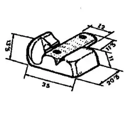 C. hinge profile terminal