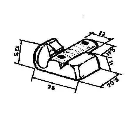 Hinge profile terminal c