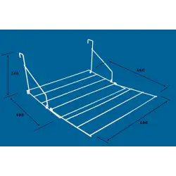 Window frame clothes rack