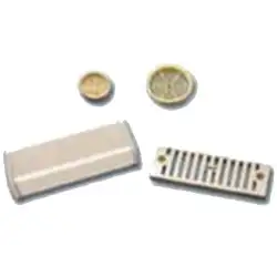 Side ventilation grill white