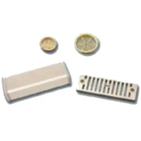 Side ventilation grill white