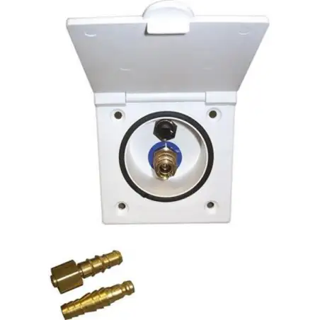 Socle encastrable avec couvercle pour douche extÉrieure k