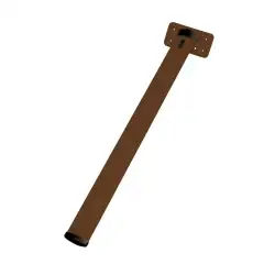 Folding table leg brown