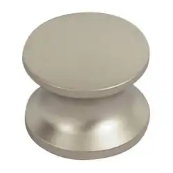 Matt nickel threaded button