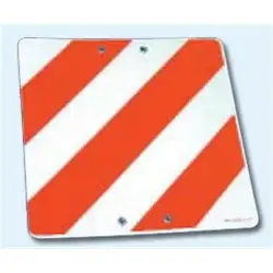 Rear signaling plate