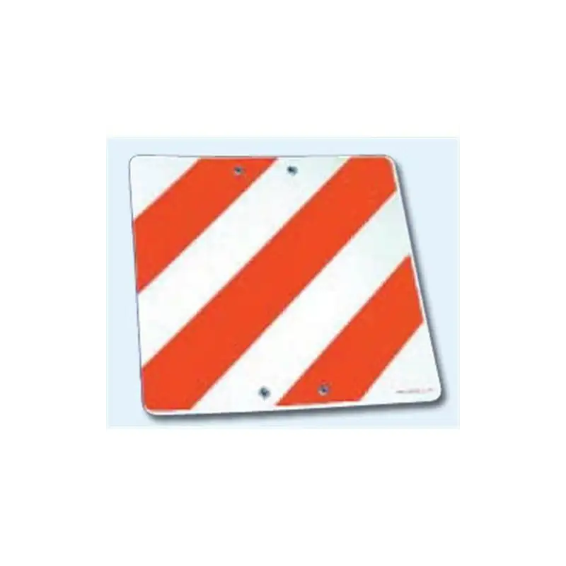 Placa de sinalização traseira 500x500 mm.