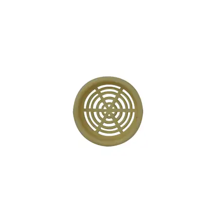 Cremefarbene Rosette Ø 67 mm