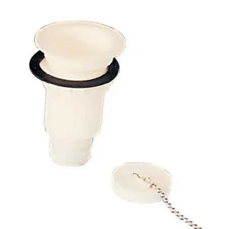 Anschlussflansche gerade Ø 30 mit stÖpsel