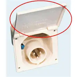EEC square socket cover