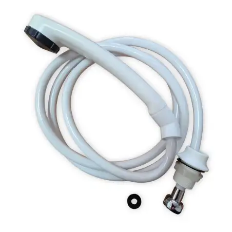 Douchette 1/2" + flexible Ø26mm duett blanc