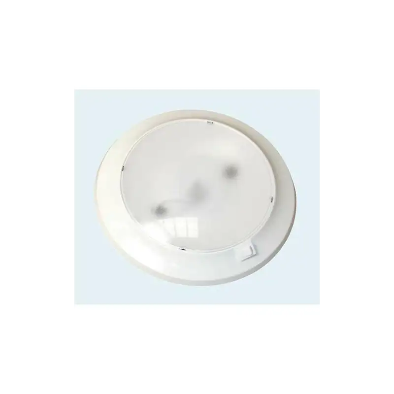 Ø 250 10w white halogen ceiling lamp