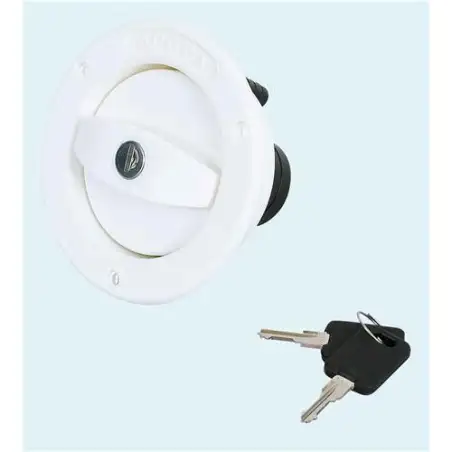 External water intake Ø 35 white with cap