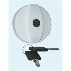 External water intake cap white with key