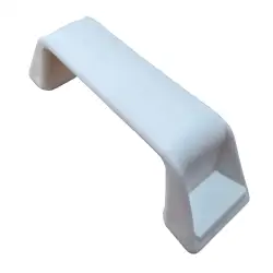 Manouvering handle white smooth