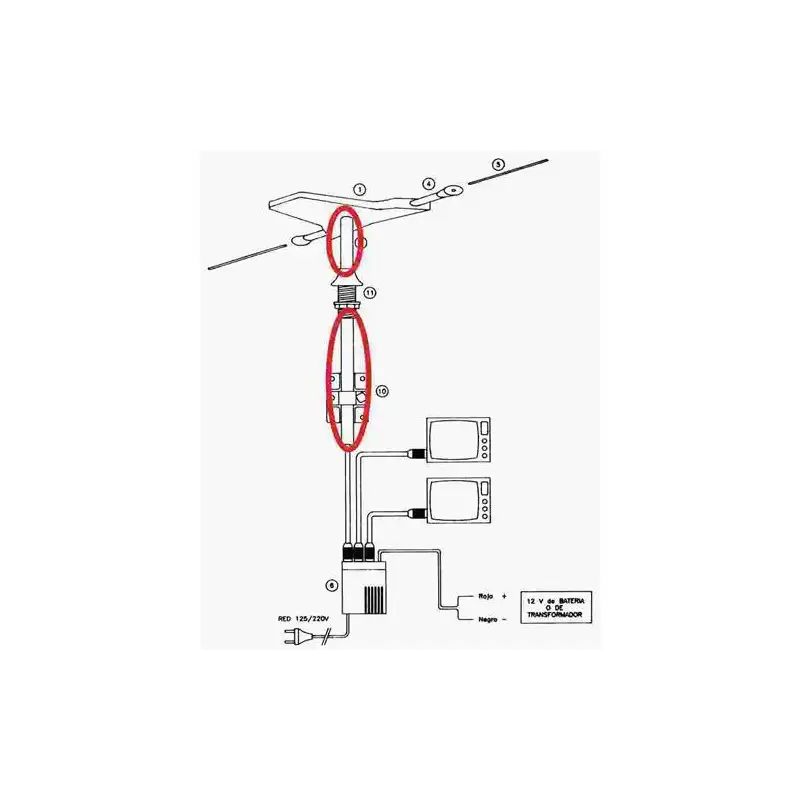 Antenna aluminium pole