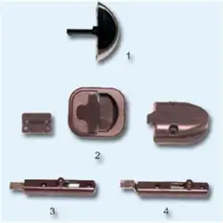 Chiusura combinata antracite