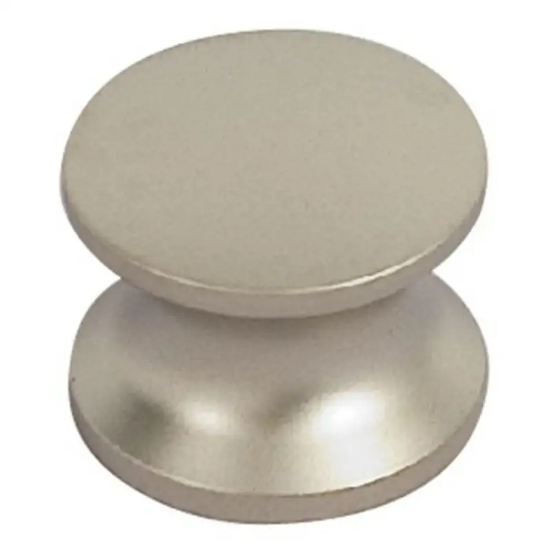 Mini matte nickel button
