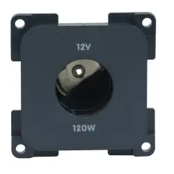 Enchufe 12v coche gris oscuro