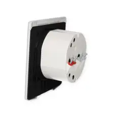 220v/16a-12v-tv-sat socket with white cover