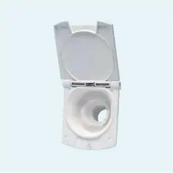 Toma entrada agua Ø40 con tapa blanca magnetica