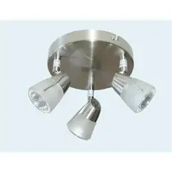 Plafon meteor 3 focos led 12v 3x2w