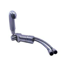 Foldable one-handed mixer jg in.