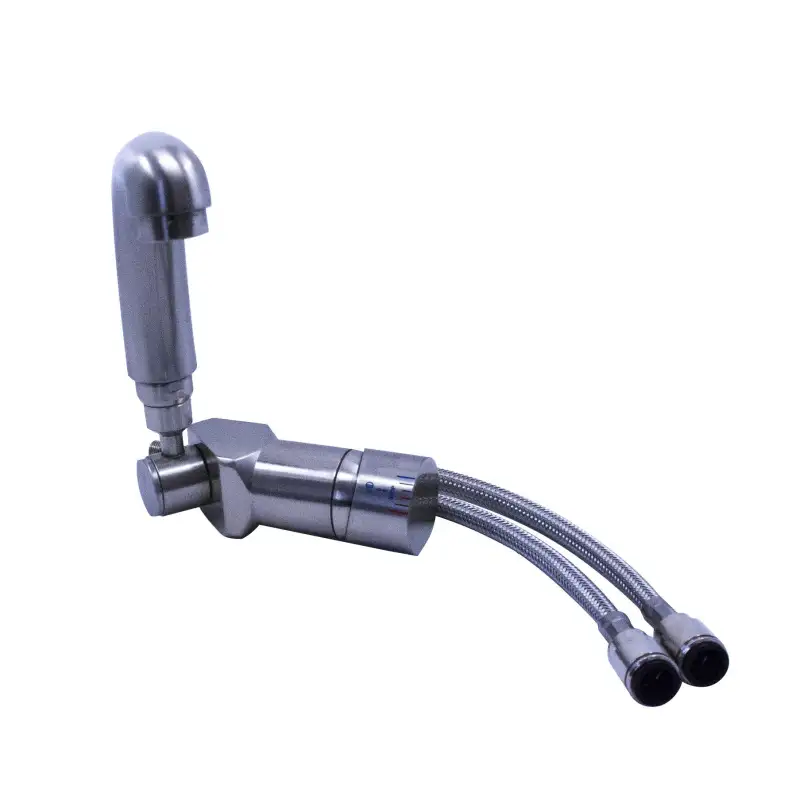 Foldable one-handed mixer jg in.